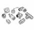 Connectors:Screw lock coupling, Standard coaxial connectors